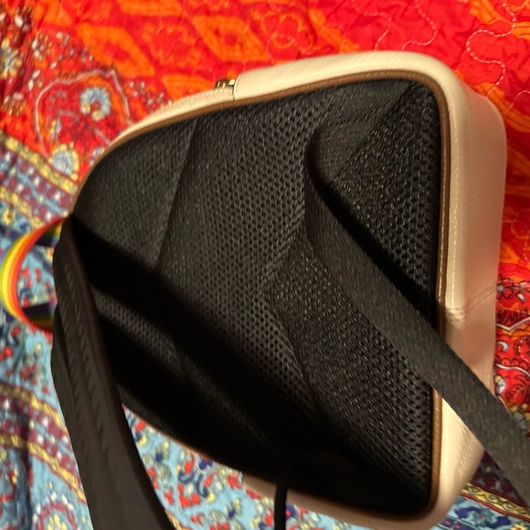 Coach Multicolor Logo Cream Backpack - Picture 4 of 4